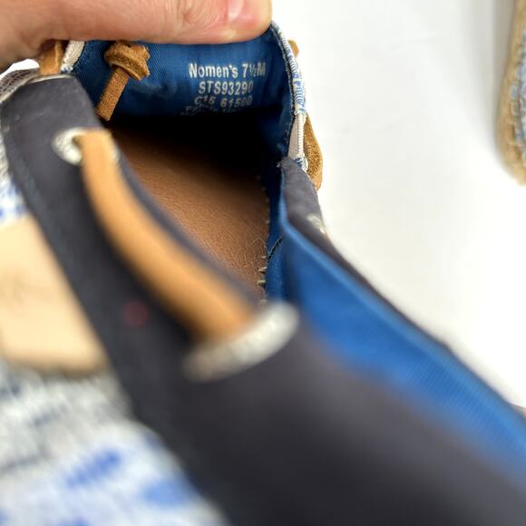 Sperry Top-Sider Katama Fish Espadrilles Boat Shoes Size 7.5 Flats Slip On - Picture 10 of 10